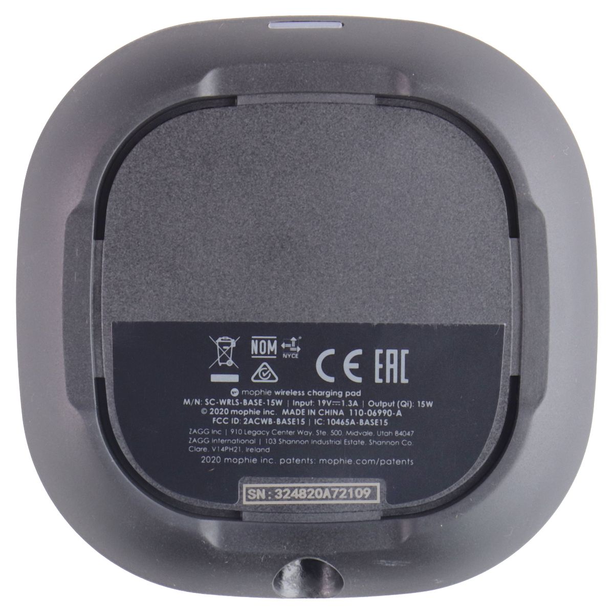 Mophie (15W) Wireless Charging Pad for Qi Charging Devices (Gen 2) AU Plug ONLY* Cell Phone - Chargers & Cradles Mophie - Simple Cell Bulk Wholesale Pricing - USA Seller