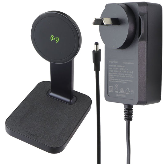 Mophie Snap+ Charging Stand & Pad for MagSafe Devices - Black (AUS Plug) Cell Phone - Mounts & Holders Mophie - Simple Cell Bulk Wholesale Pricing - USA Seller