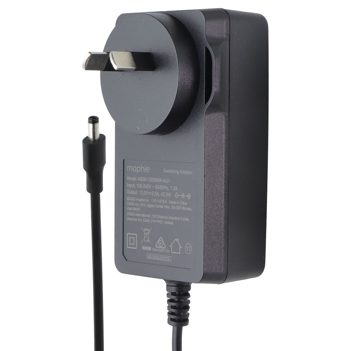 Mophie Snap+ Charging Stand & Pad for MagSafe Devices - Black (AUS Plug) Cell Phone - Mounts & Holders Mophie - Simple Cell Bulk Wholesale Pricing - USA Seller