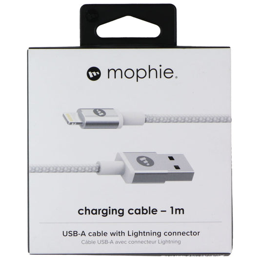 Mophie (1m/3.3-ft) Lightning 8-Pin to USB Charge and Sync MFi Cable - White Cell Phone - Cables & Adapters Mophie - Simple Cell Bulk Wholesale Pricing - USA Seller