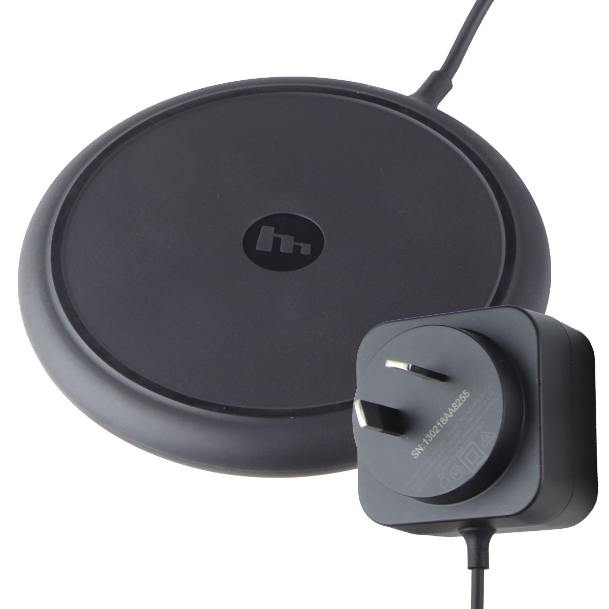 Mophie (Australian Plug) 7.5W Wireless Charging Base Pad for Qi Phones - Black Cell Phone - Chargers & Cradles Mophie - Simple Cell Bulk Wholesale Pricing - USA Seller