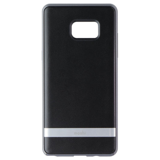 Moshi Napa Premium Leather Hybrid Case for Samsung Galaxy Note7 - Black / Gray Cell Phone - Cases, Covers & Skins Moshi - Simple Cell Bulk Wholesale Pricing - USA Seller