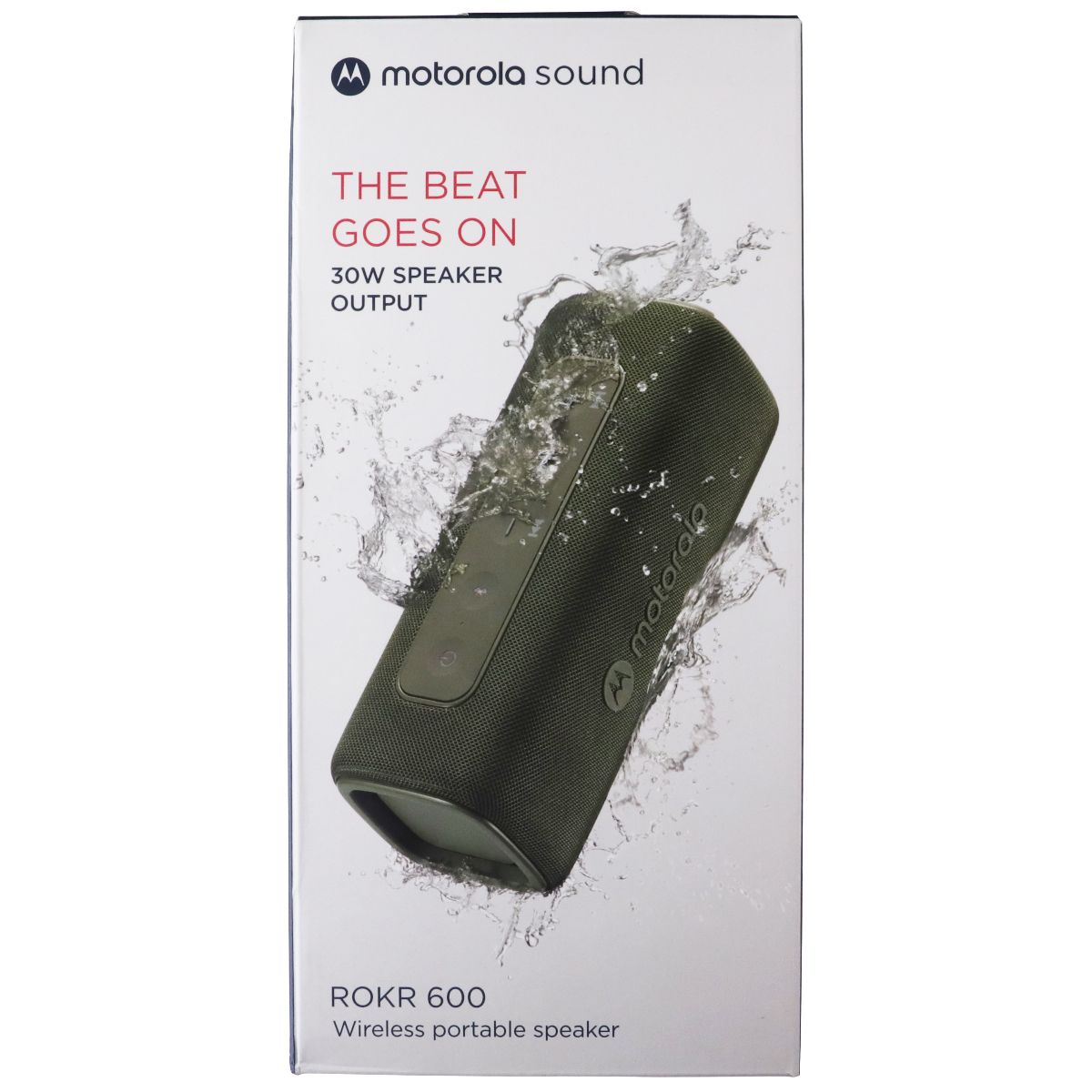 Motorola Sound ROKR 600 30W Wireless Portable Bluetooth Speaker - Green iPod, Audio Player Accessories - Audio Docks & Mini Speakers Motorola - Simple Cell Bulk Wholesale Pricing - USA Seller