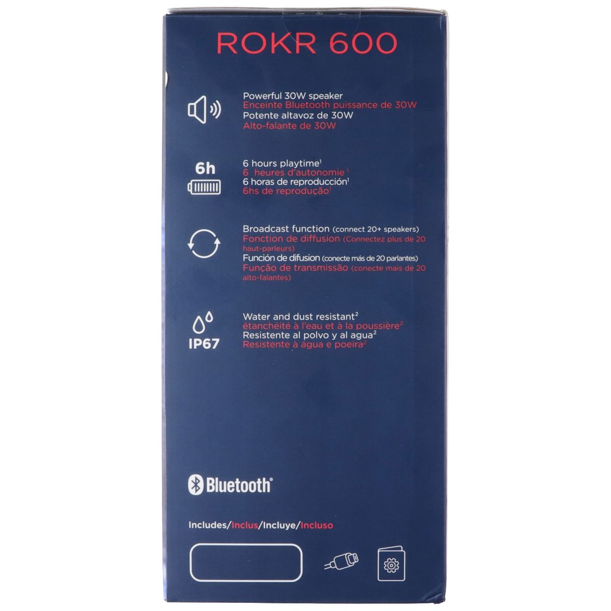 Motorola Sound ROKR 600 30W Wireless Portable Bluetooth Speaker - Green iPod, Audio Player Accessories - Audio Docks & Mini Speakers Motorola - Simple Cell Bulk Wholesale Pricing - USA Seller