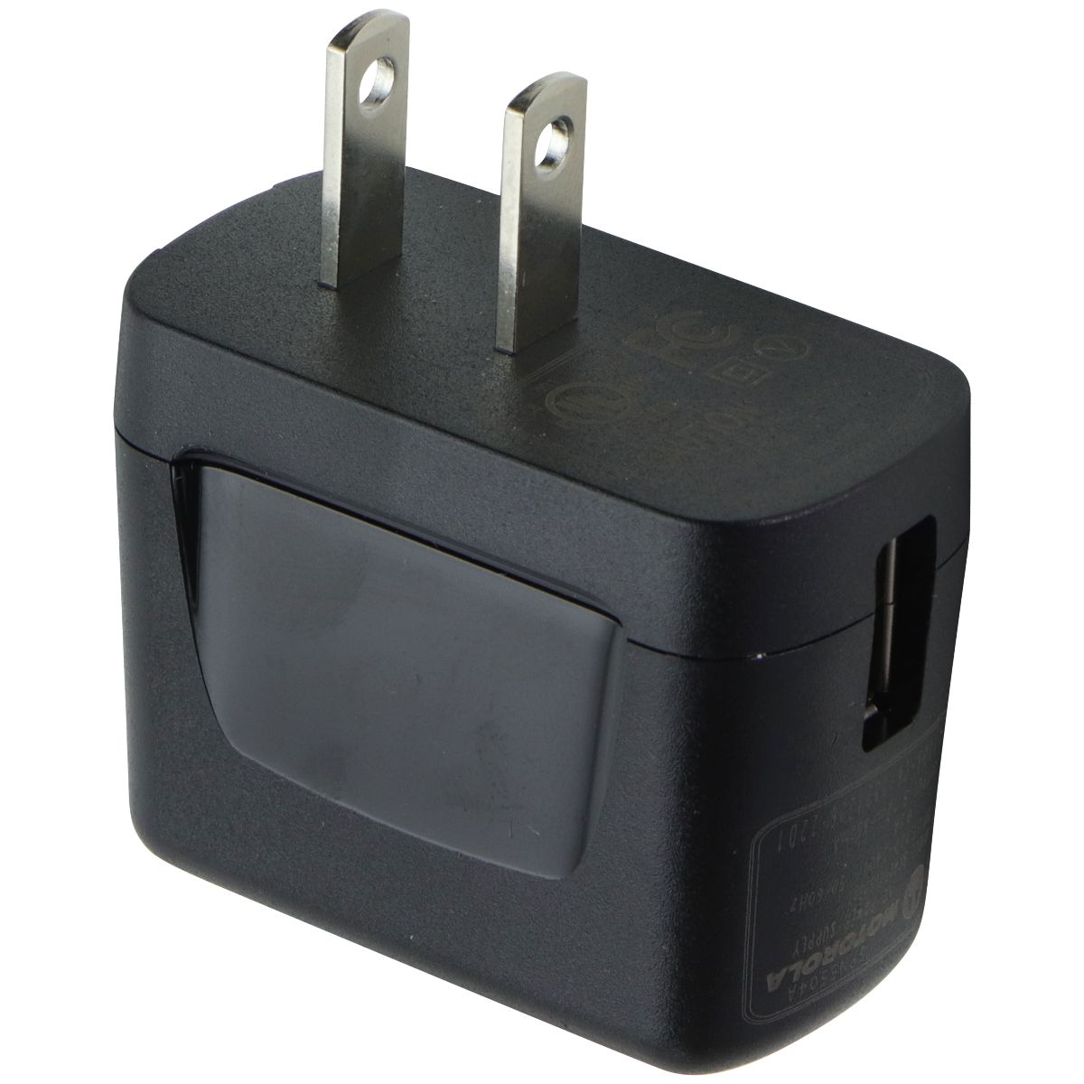 Motorola (5.1V/850mA) Single USB Wall Charger Travel Adapter - Black (SPN5504A) Cell Phone - Chargers & Cradles Motorola - Simple Cell Bulk Wholesale Pricing - USA Seller