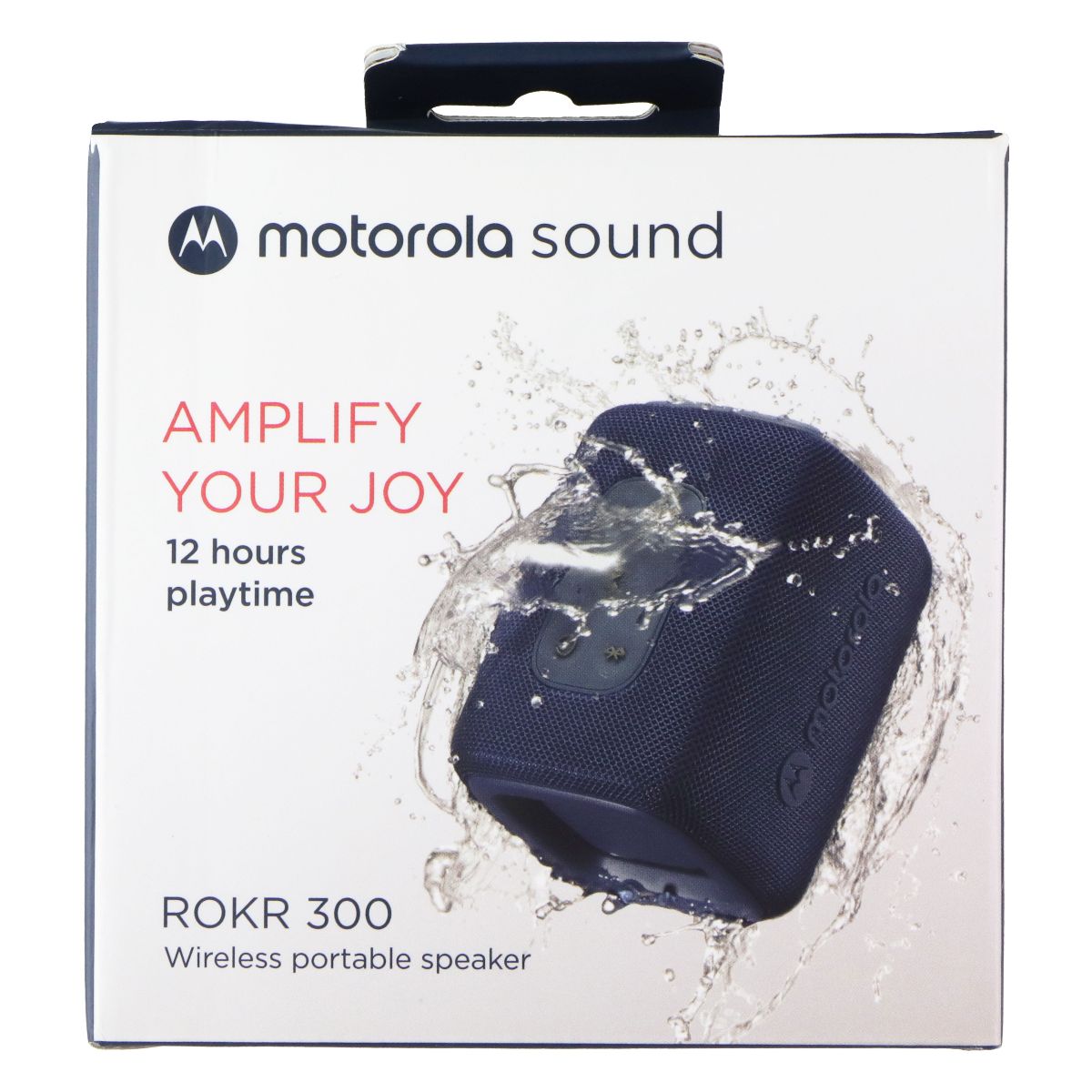 Motorola Sound ROKR 300 Wireless Portable Speaker - Blue iPod, Audio Player Accessories - Audio Docks & Mini Speakers Motorola - Simple Cell Bulk Wholesale Pricing - USA Seller