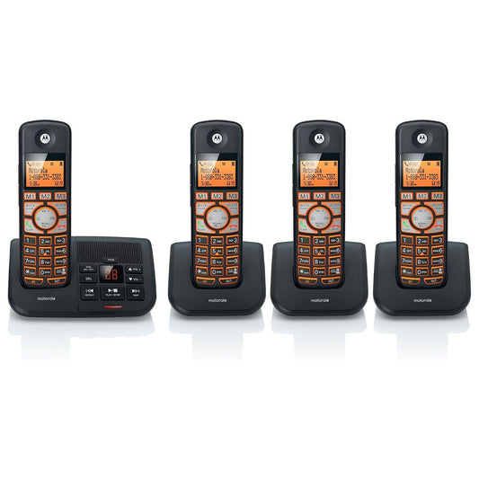 Motorola Digital Cordless Phone with Answering Machine (4 Sets with Bases) K704B