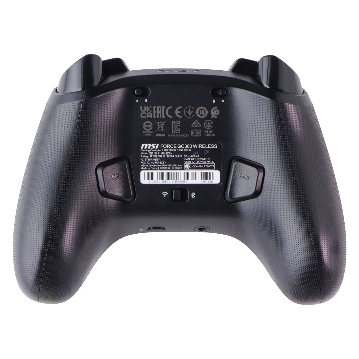 MSI Force GC300 Wireless Gaming Controller for PC and Android (MS-8ZBY) - Black Gaming/Console - Controllers & Attachments MSI - Simple Cell Bulk Wholesale Pricing - USA Seller