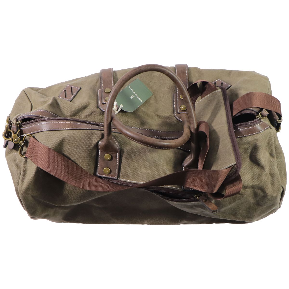 Mutual Weave Duffle Bag - Olive (One Size)