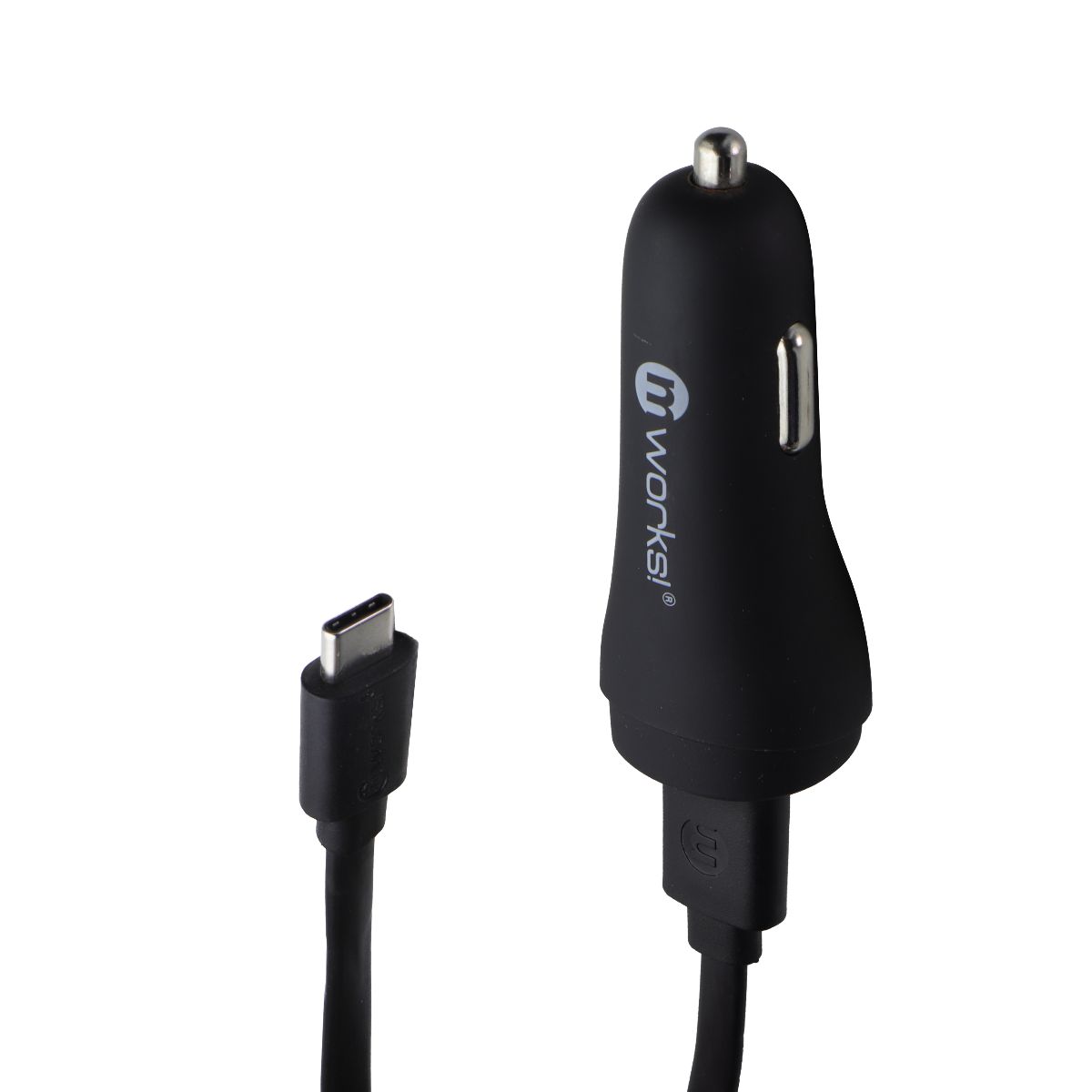 mWorks mPOWER! Universal USB-C to USB-A USB Car Charger (6ft) - Black Cell Phone - Chargers & Cradles mWorks!    - Simple Cell Bulk Wholesale Pricing - USA Seller