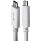 mWorks! mPower! (6-Foot) Round USB-C to USB-C Charging Cable - White Cell Phone - Cables & Adapters mWorks! - Simple Cell Bulk Wholesale Pricing - USA Seller