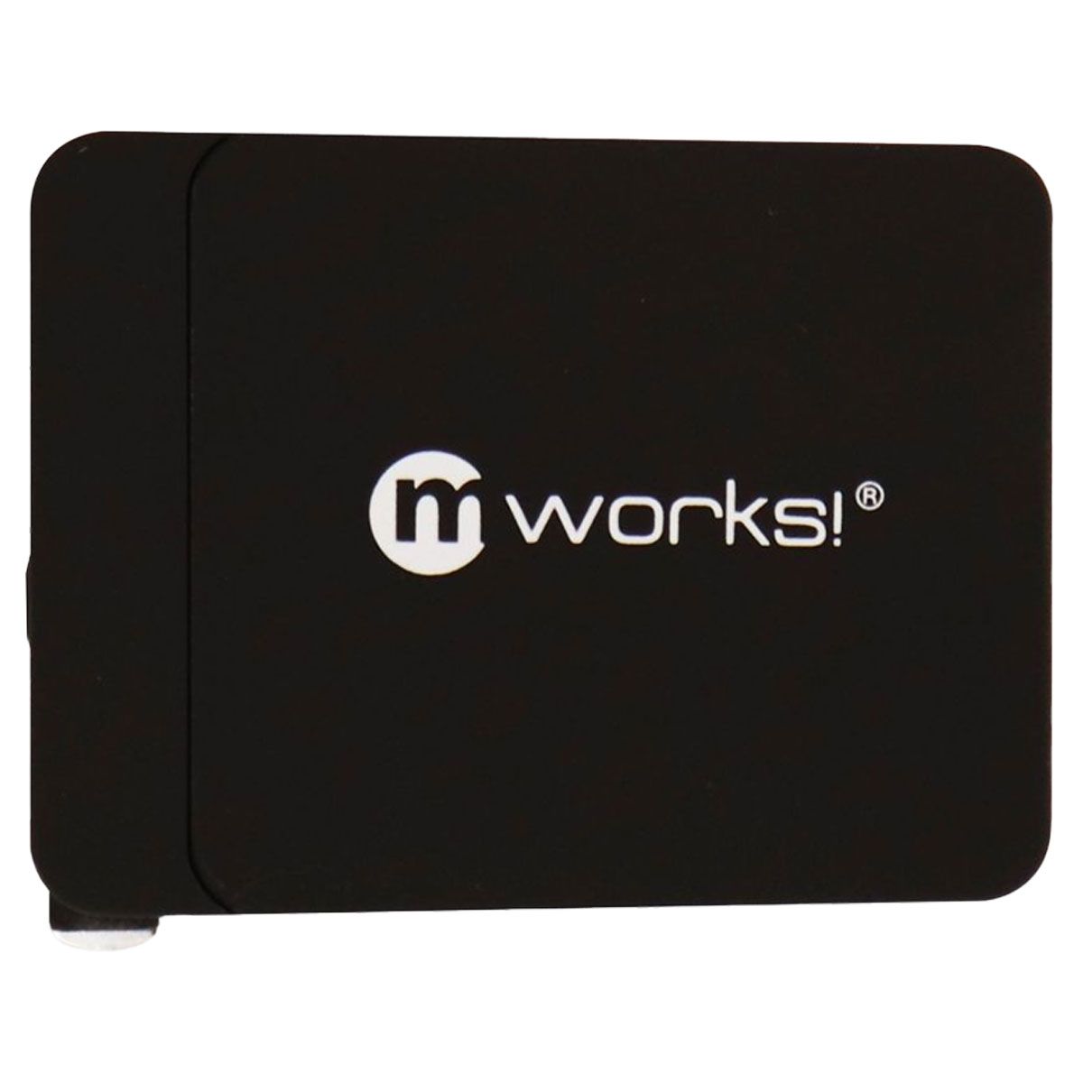 mWorks mPower 6 Foot Flat Sync/Charge USB-C Cable w/ Qualcomm 3.0 Adapter Black Cell Phone - Chargers & Cradles mWorks! - Simple Cell Bulk Wholesale Pricing - USA Seller