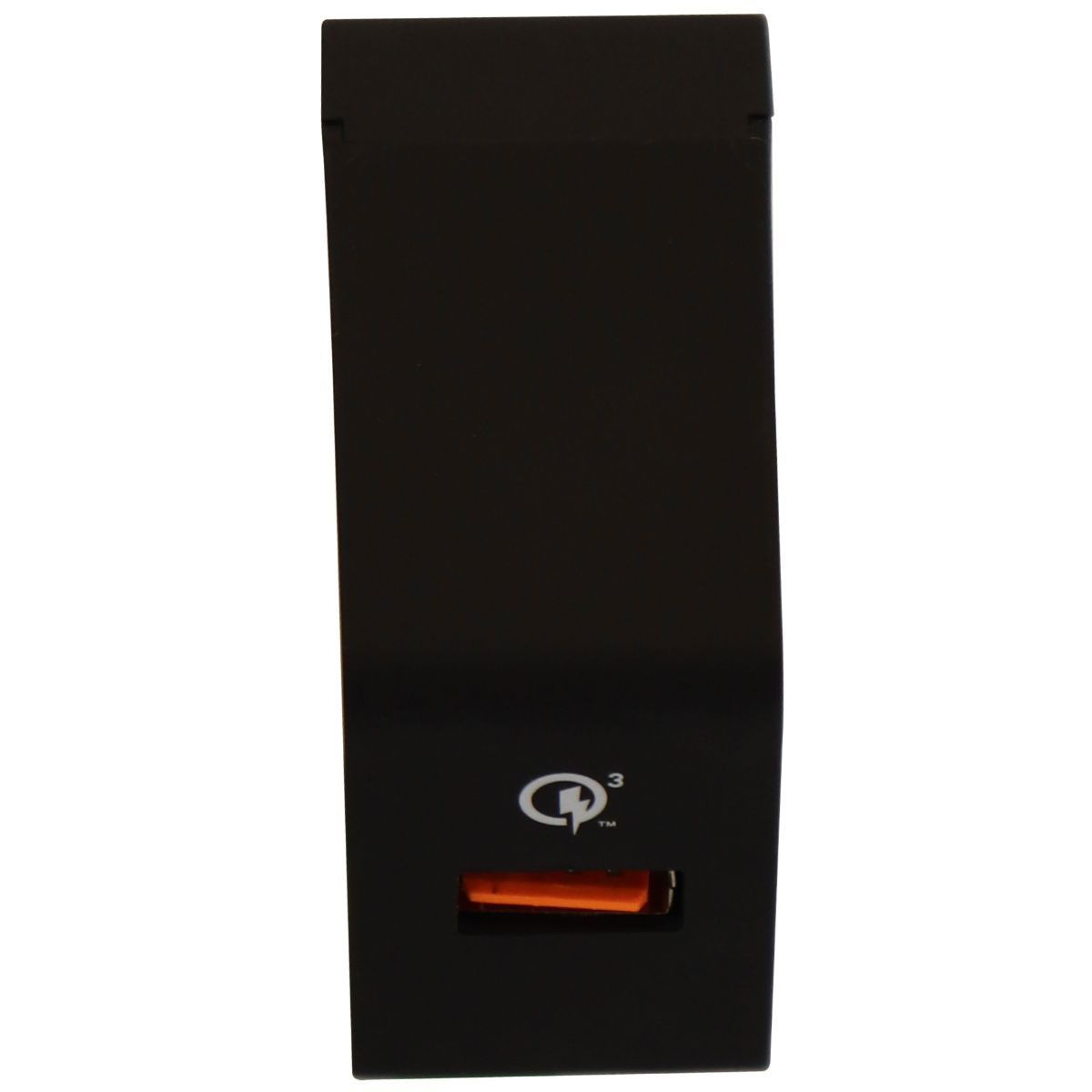 mWorks mPower 6 Foot Flat Sync/Charge USB-C Cable w/ Qualcomm 3.0 Adapter Black Cell Phone - Chargers & Cradles mWorks! - Simple Cell Bulk Wholesale Pricing - USA Seller