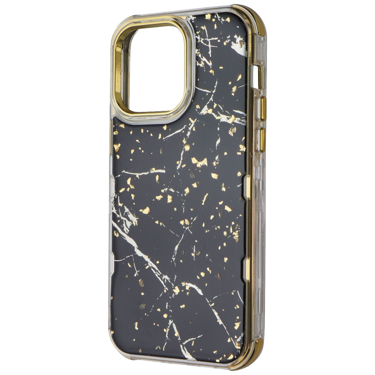MyBat Pro Tuff Kleer Series Case for Apple iPhone 14 Pro Max - Black Marbling Cell Phone - Cases, Covers & Skins MyBat Pro - Simple Cell Bulk Wholesale Pricing - USA Seller