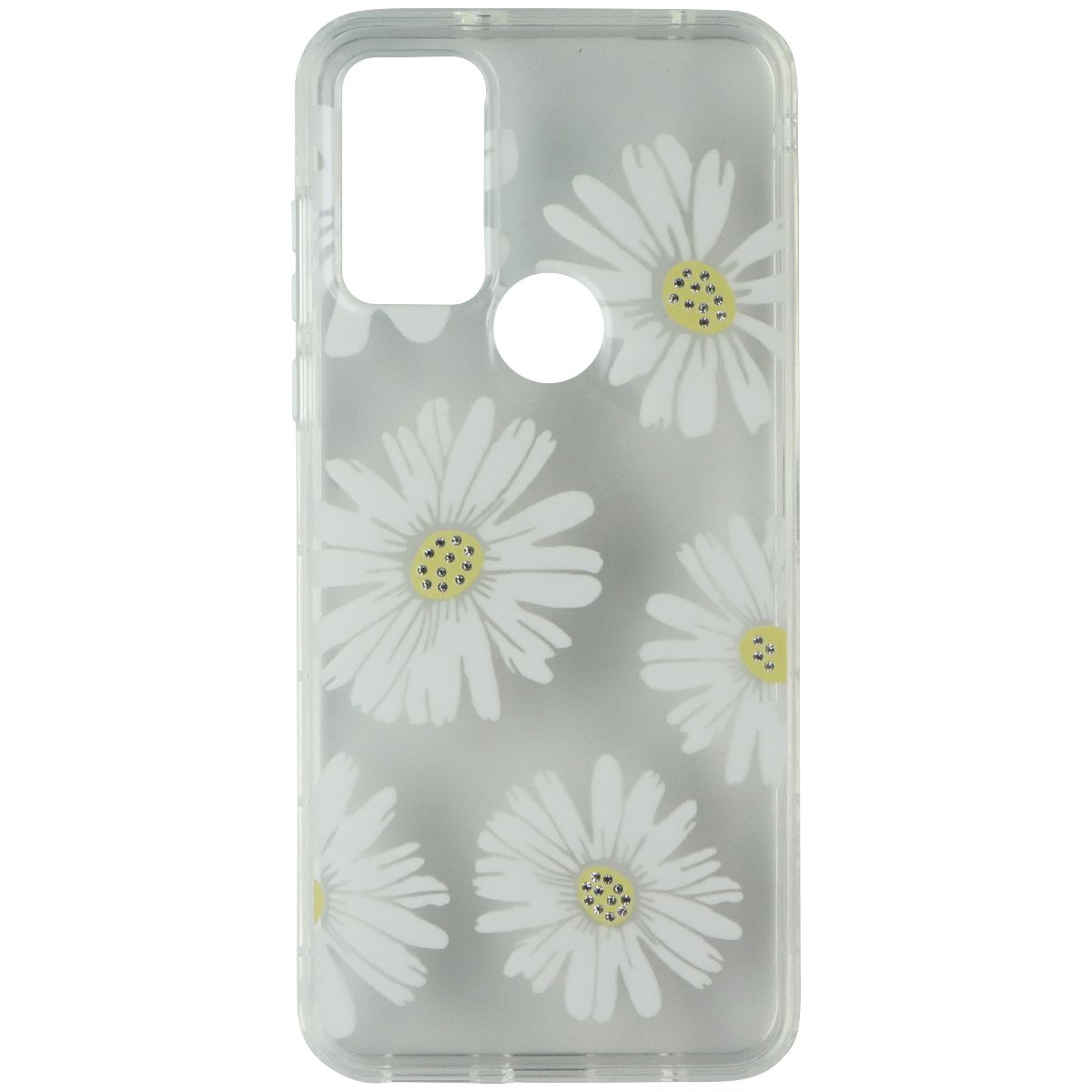 MyBat Pro Mood Series for Motorola Moto G Play (2023) - Happy (Clear/Daisy) Cell Phone - Cases, Covers & Skins MyBat - Simple Cell Bulk Wholesale Pricing - USA Seller