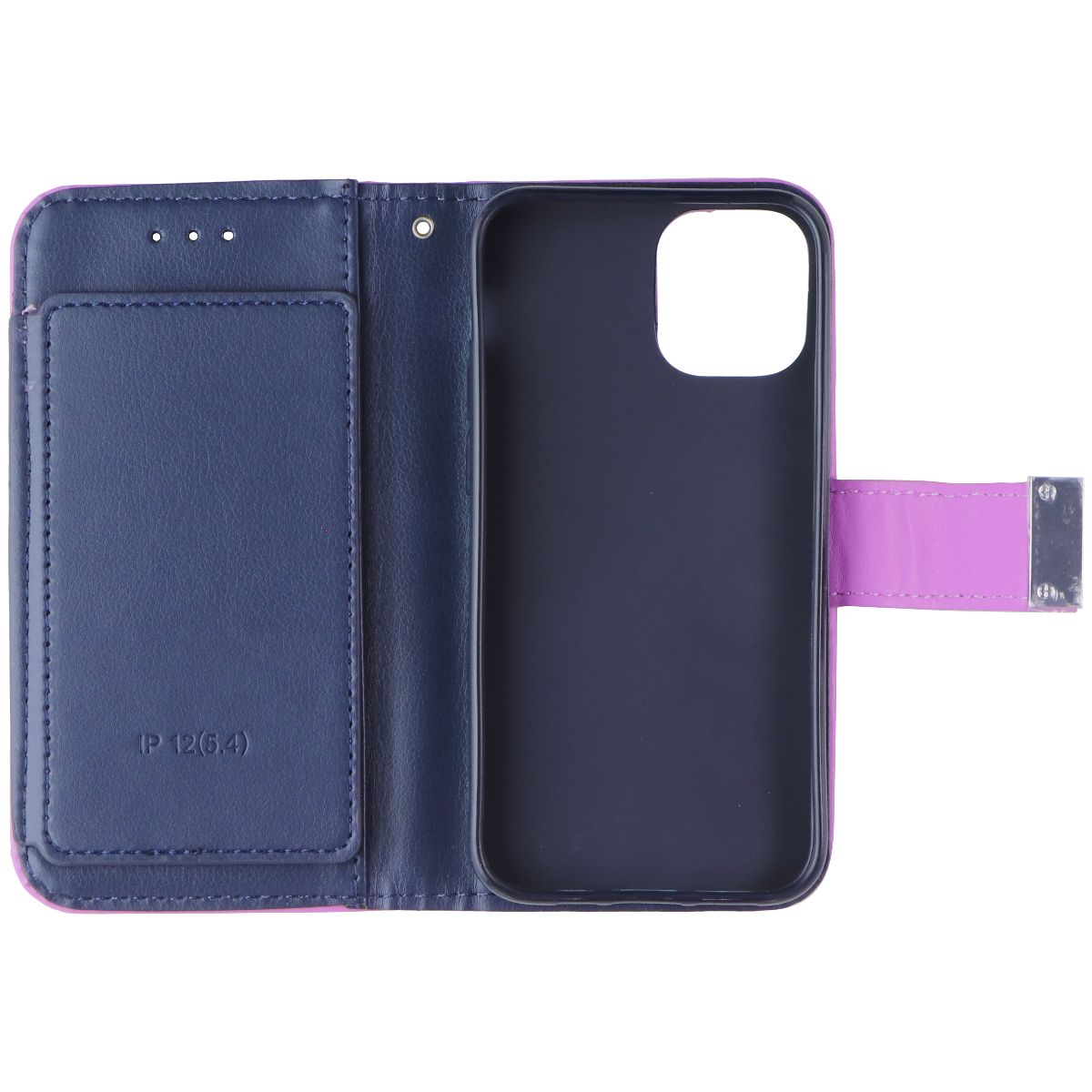 MyBat MyJacket Wallet Case for Apple iPhone 12 Mini - Purple Cell Phone - Cases, Covers & Skins MyBat - Simple Cell Bulk Wholesale Pricing - USA Seller