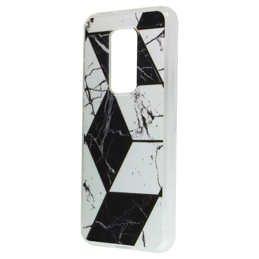 MyBat Fuse Series Case for Motorola Moto G Play 5G (2021) - White/Black Marble