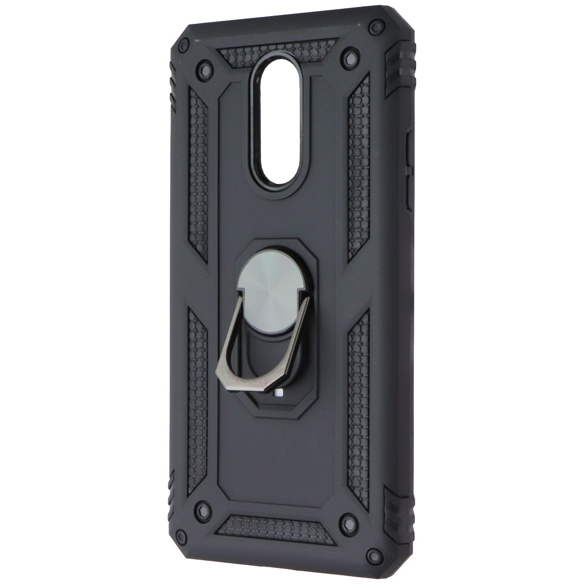 Mybat Premium Case with Ring Stand for LG Stylo 5 - Black Cell Phone - Cases, Covers & Skins MyBat - Simple Cell Bulk Wholesale Pricing - USA Seller