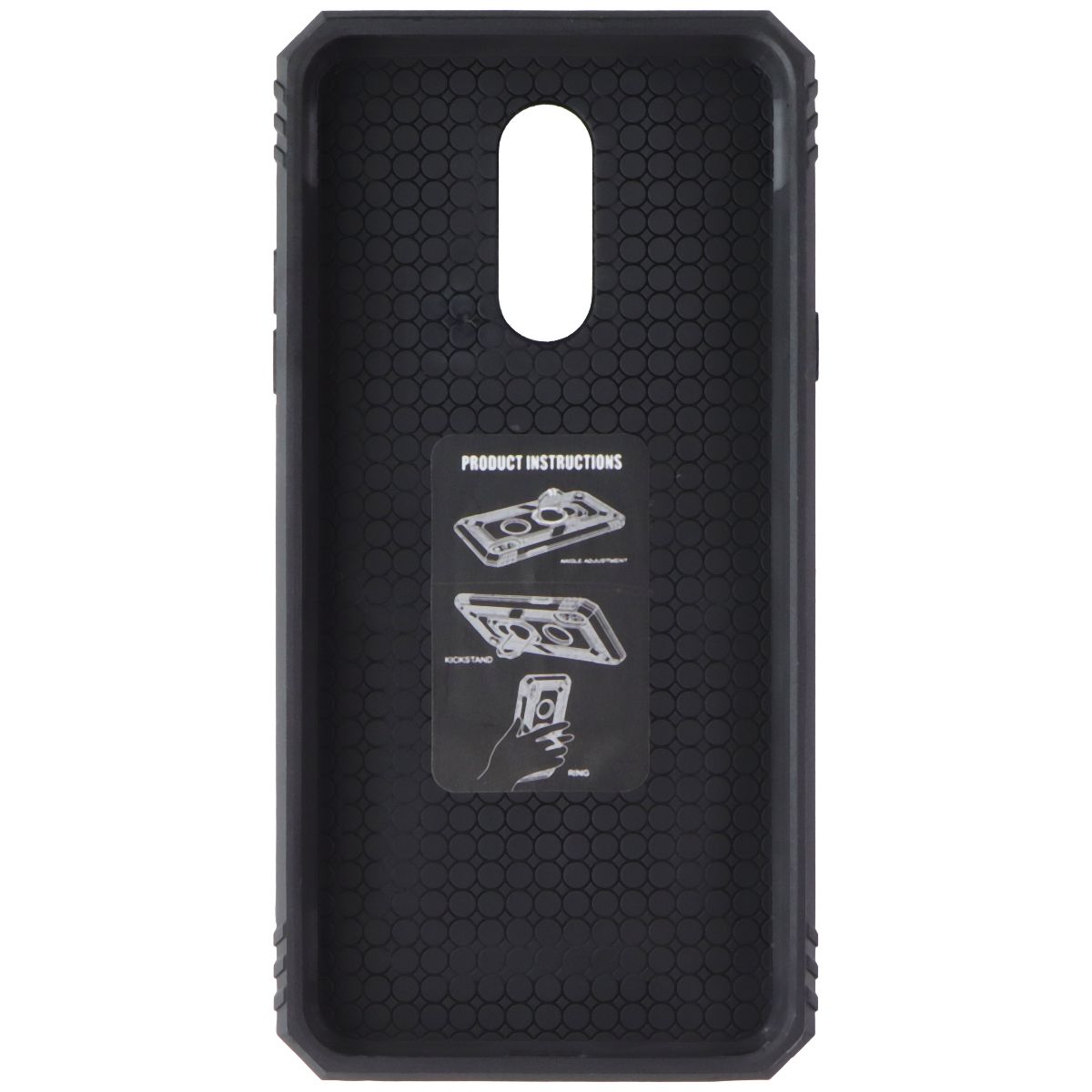 Mybat Premium Case with Ring Stand for LG Stylo 5 - Black Cell Phone - Cases, Covers & Skins MyBat - Simple Cell Bulk Wholesale Pricing - USA Seller