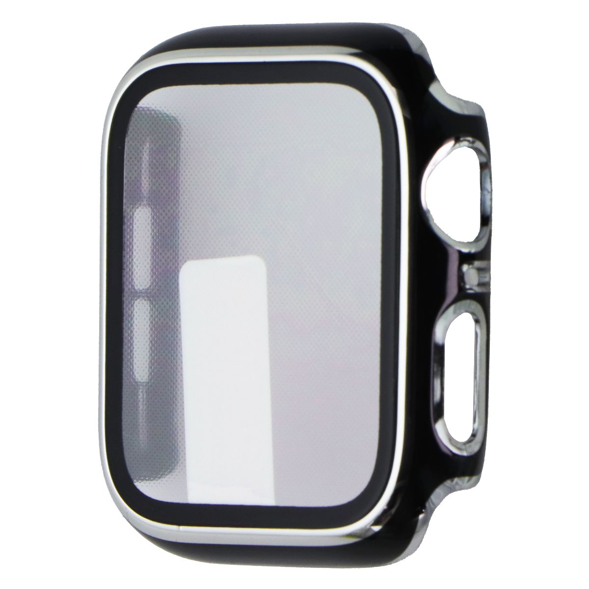 Mybat Full Coverage Case with Built in Glass for Apple Watch 44mm - Silver Smart Watch Accessories - Smart Watch Cases MyBat - Simple Cell Bulk Wholesale Pricing - USA Seller
