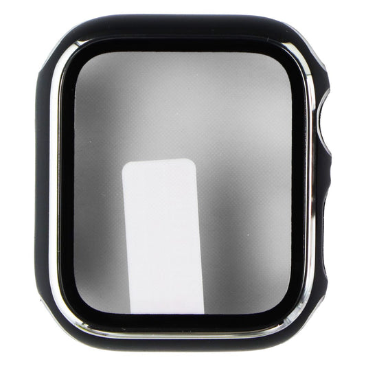 Mybat Full Coverage Case with Built in Glass for Apple Watch 44mm - Silver Smart Watch Accessories - Smart Watch Cases MyBat - Simple Cell Bulk Wholesale Pricing - USA Seller