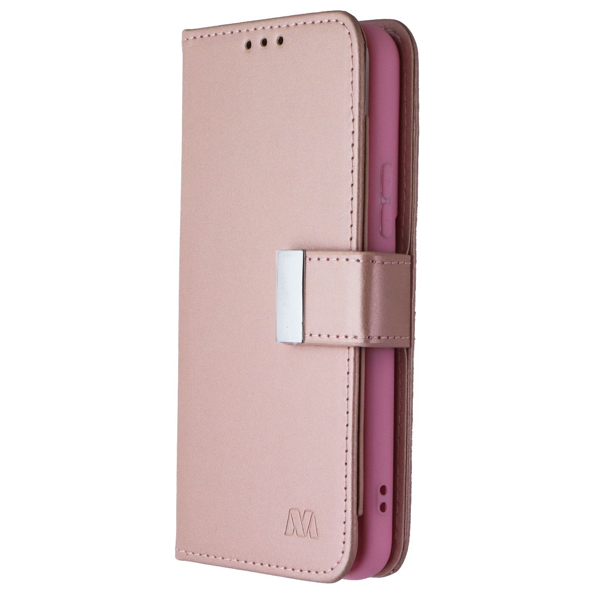 Mybat MyJacket Wallet Case for Samsung Galaxy S22 - Rose Gold Leather Cell Phone - Cases, Covers & Skins MyBat - Simple Cell Bulk Wholesale Pricing - USA Seller