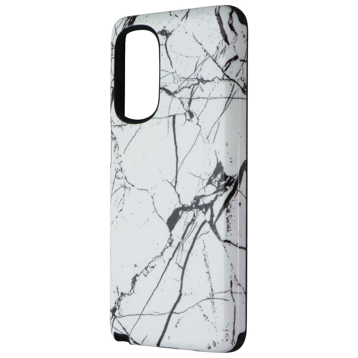 MyBat Pro Fuse Case for Motorola Moto G Stylus 5G (2022) - White Cracked Marble Cell Phone - Cases, Covers & Skins MyBat Pro - Simple Cell Bulk Wholesale Pricing - USA Seller