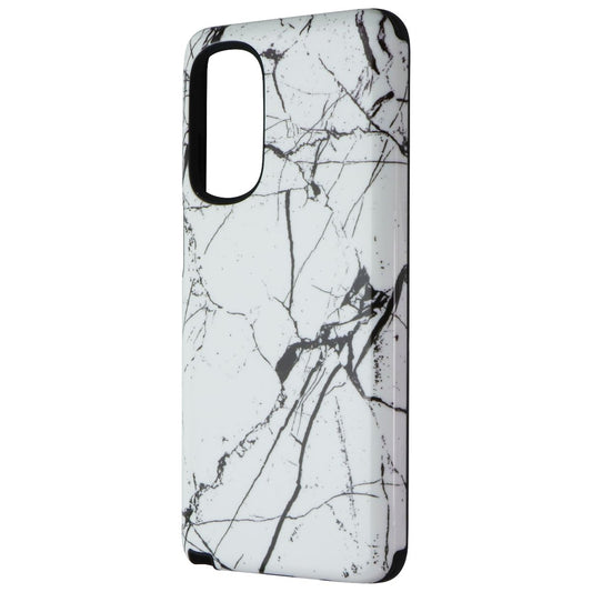 MyBat Pro Fuse Case for Motorola Moto G Stylus 5G (2022) - White Cracked Marble Cell Phone - Cases, Covers & Skins MyBat Pro - Simple Cell Bulk Wholesale Pricing - USA Seller