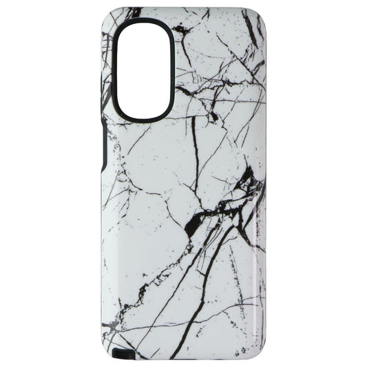 MyBat Pro Fuse Case for Motorola Moto G Stylus 5G (2022) - White Cracked Marble Cell Phone - Cases, Covers & Skins MyBat Pro - Simple Cell Bulk Wholesale Pricing - USA Seller