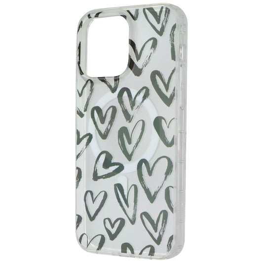 Mybat Pro Mood Series Case for MagSafe for iPhone 14 Pro Max - Black Hearts Cell Phone - Cases, Covers & Skins MyBat Pro - Simple Cell Bulk Wholesale Pricing - USA Seller
