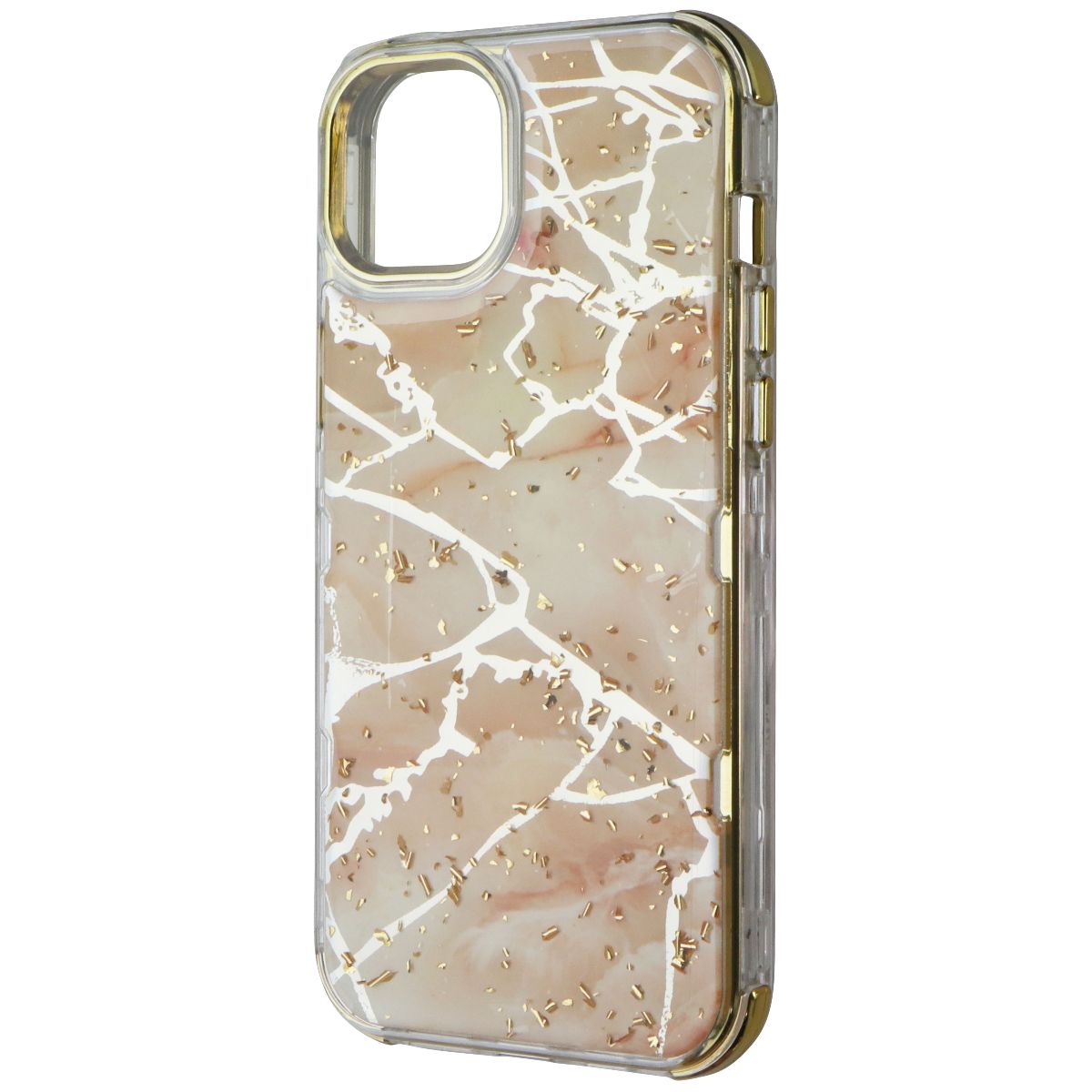 MyBat Pro Tuff Series Case for Apple iPhone 14 Plus - Pale Yellow / Silver Cell Phone - Cases, Covers & Skins MyBat Pro - Simple Cell Bulk Wholesale Pricing - USA Seller
