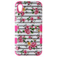 MyBat Tuff Series Dual Layer Case for Motorola Moto E6 - White/Pink/Flowers