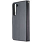 MyBat MyJacket Wallet Case for Samsung Galaxy S23+ (Plus) - Black Leather Cell Phone - Cases, Covers & Skins MyBat - Simple Cell Bulk Wholesale Pricing - USA Seller