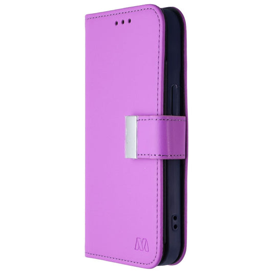 MyBat Pro MyJacket Xtra Series Wallet Case for Apple iPhone 15 - Purple/Blue