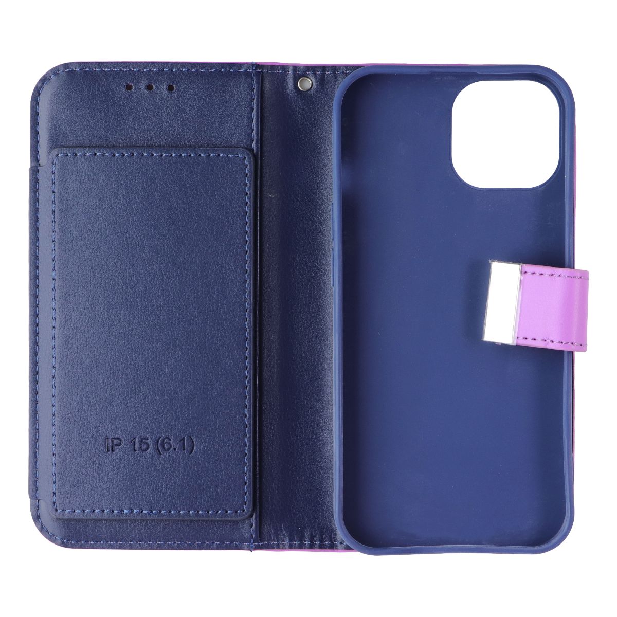 MyBat Pro MyJacket Xtra Series Wallet Case for Apple iPhone 15 - Purple/Blue Cell Phone - Cases, Covers & Skins MyBat Pro - Simple Cell Bulk Wholesale Pricing - USA Seller