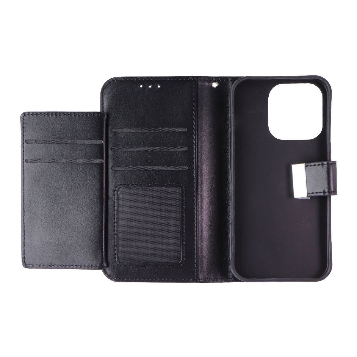 MyBat Pro MyJacket Xtra Series Wallet Case for Apple iPhone 15 Pro - Black