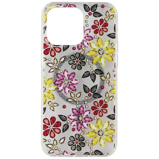 MyBat Pro Mood Series Case for MagSafe for iPhone 15 Pro Max - Flower Gems Cell Phone - Cases, Covers & Skins MyBat Pro - Simple Cell Bulk Wholesale Pricing - USA Seller