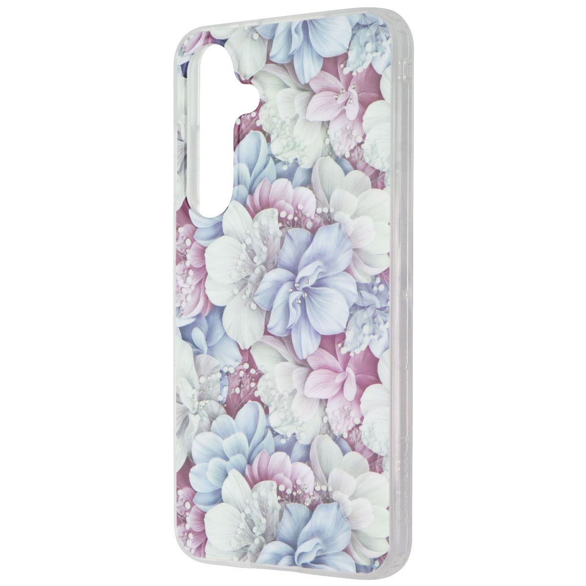 Mybat Pro Mood Series Case for Samsung Galaxy S24 Plus - Floral Gems Cell Phone - Cases, Covers & Skins MyBat Pro - Simple Cell Bulk Wholesale Pricing - USA Seller