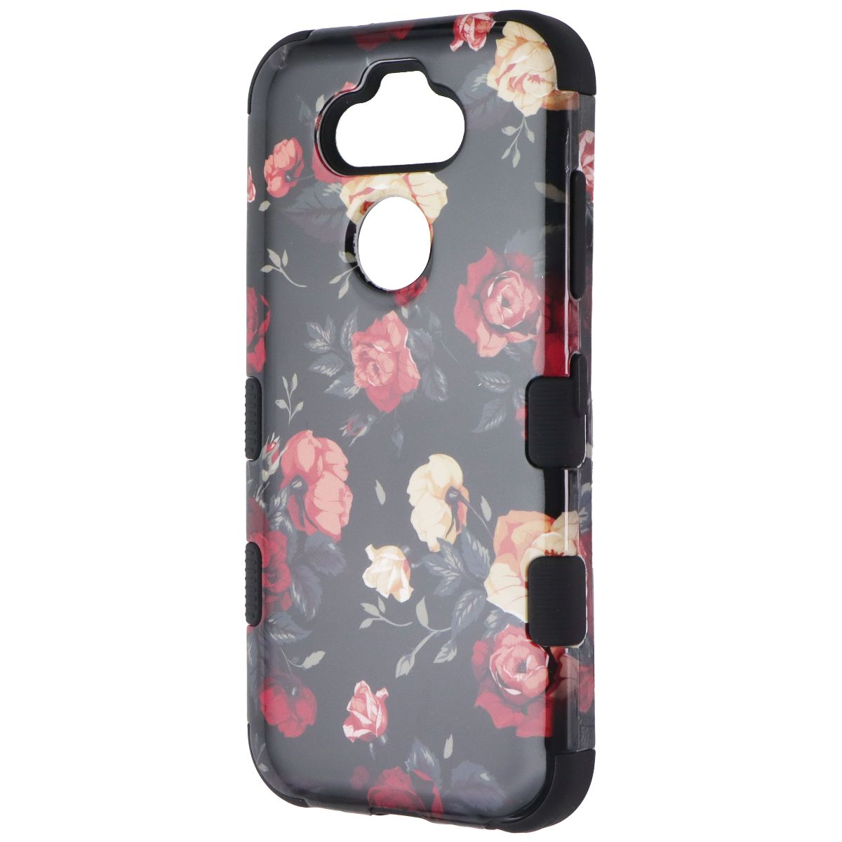MyBat TUFF Dual Layer Case for LG K31 / Aristo 5 / Fortune 3 - Roses/Black Cell Phone - Cases, Covers & Skins MyBat - Simple Cell Bulk Wholesale Pricing - USA Seller