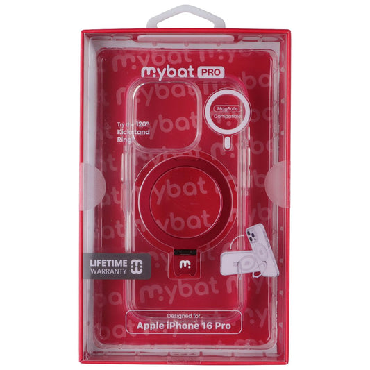 MyBat Pro Lure Series Kickstand Case for MagSafe for Apple iPhone 16 Pro - Red Cell Phone - Cases, Covers & Skins MyBat Pro - Simple Cell Bulk Wholesale Pricing - USA Seller