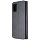 MyBat MyJacket Wallet Folio Case for Samsung Galaxy A02s - Black Leather Cell Phone - Cases, Covers & Skins MyBat - Simple Cell Bulk Wholesale Pricing - USA Seller