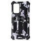 MyBat Rugged Kickstand Case for Samsung Galaxy A52 5G - White Camo/Black