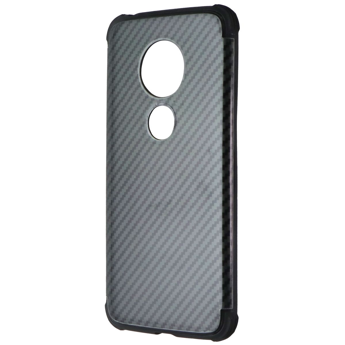 MyBat Premium Hard Case for Motorola Moto G7 Play - Carbon Fiber Texture / Black