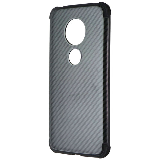 MyBat Premium Hard Case for Motorola Moto G7 Play - Carbon Fiber Texture / Black