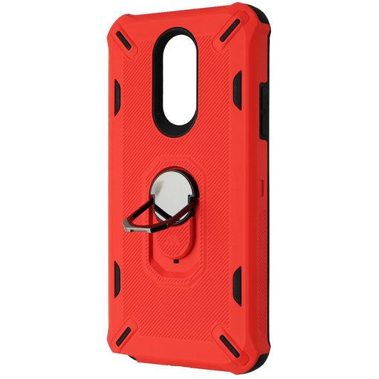 MyBat Premium Hard Case with FingerRing for LG Stylo 5 - Red/Black Cell Phone - Cases, Covers & Skins MyBat    - Simple Cell Bulk Wholesale Pricing - USA Seller