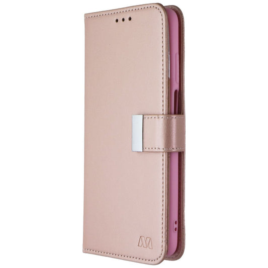 MyBat MyJacket Wallet Case for Motorola Moto G 5G (2022) - Rose Gold Pink