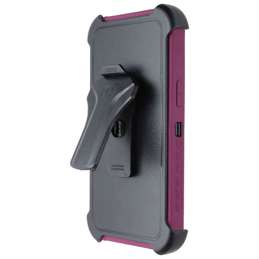 MyBat Pro Maverick Series Case and Holster for Apple iPhone 14 Pro Max - Plum Cell Phone - Cases, Covers & Skins MyBat Pro - Simple Cell Bulk Wholesale Pricing - USA Seller