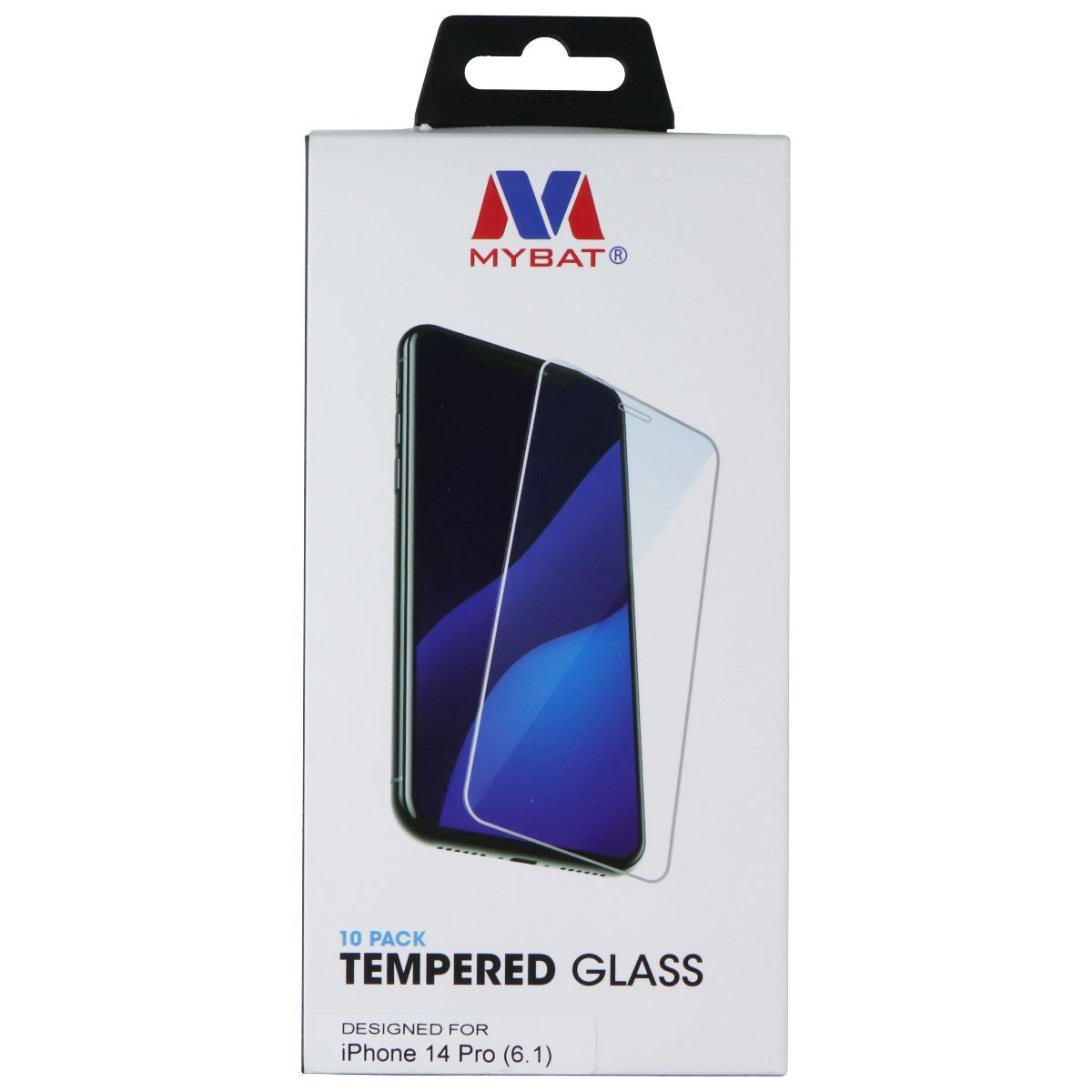 MyBat 10-Pack of Tempered Glass for Apple iPhone 14 Pro - Clear