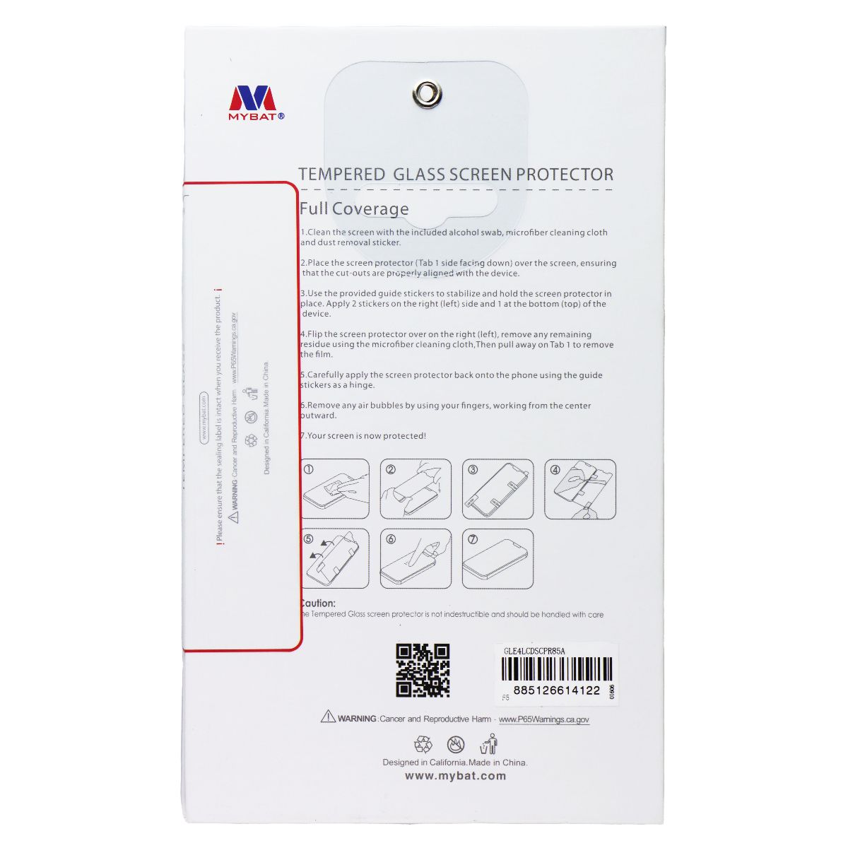 MyBat Full Coverage Tempered Glass Screen Protector for Google Pixel 4 Cell Phone - Screen Protectors MyBat - Simple Cell Bulk Wholesale Pricing - USA Seller