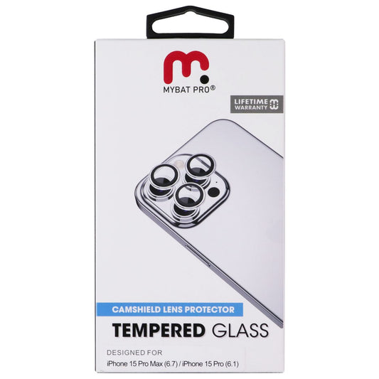 MyBat Pro Camshield Lens Protector Tempered Glass for iPhone 15 Pro Max/15 Pro Cell Phone - Screen Protectors MyBat Pro - Simple Cell Bulk Wholesale Pricing - USA Seller